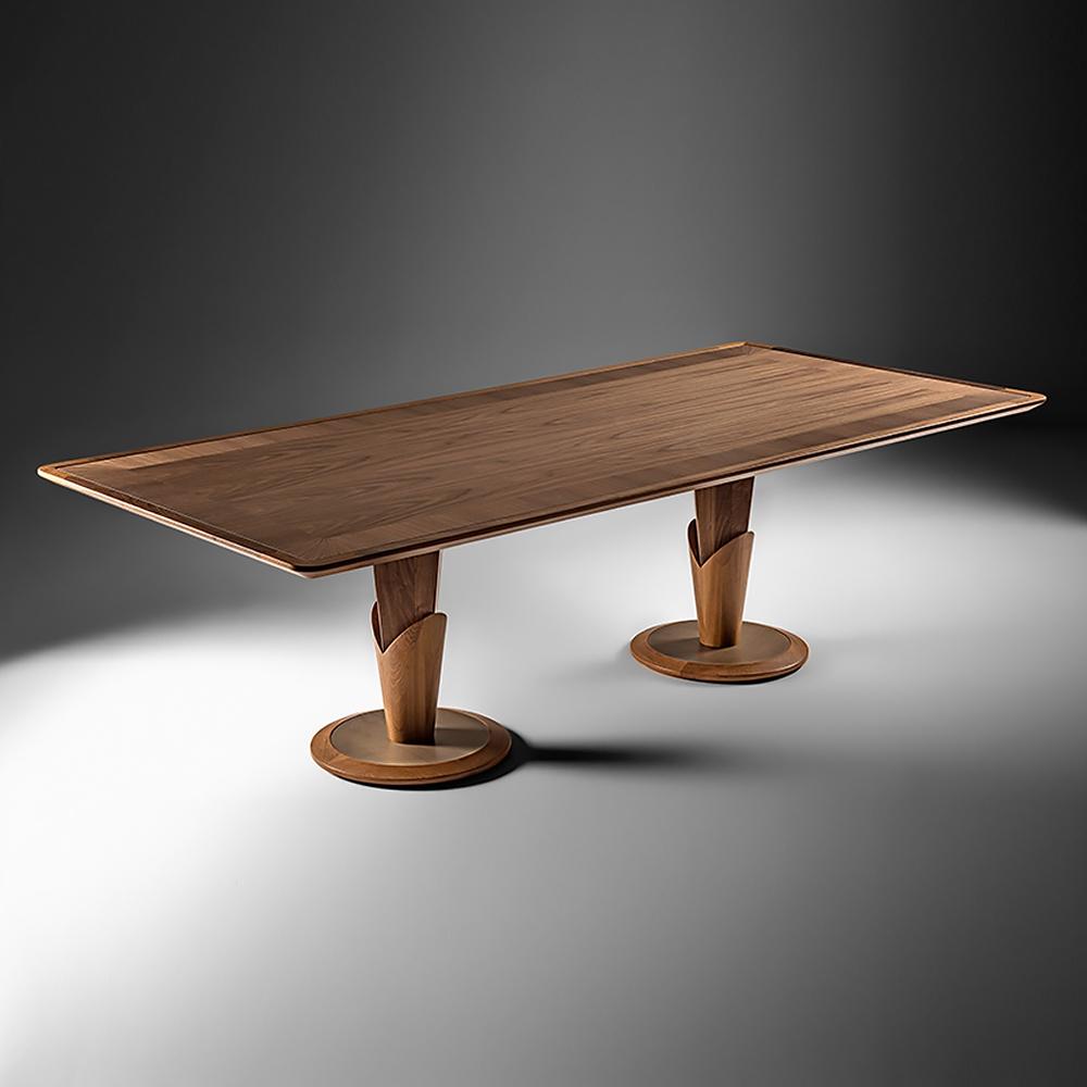 Rectangular metal table | Piano by Annibale Colombo