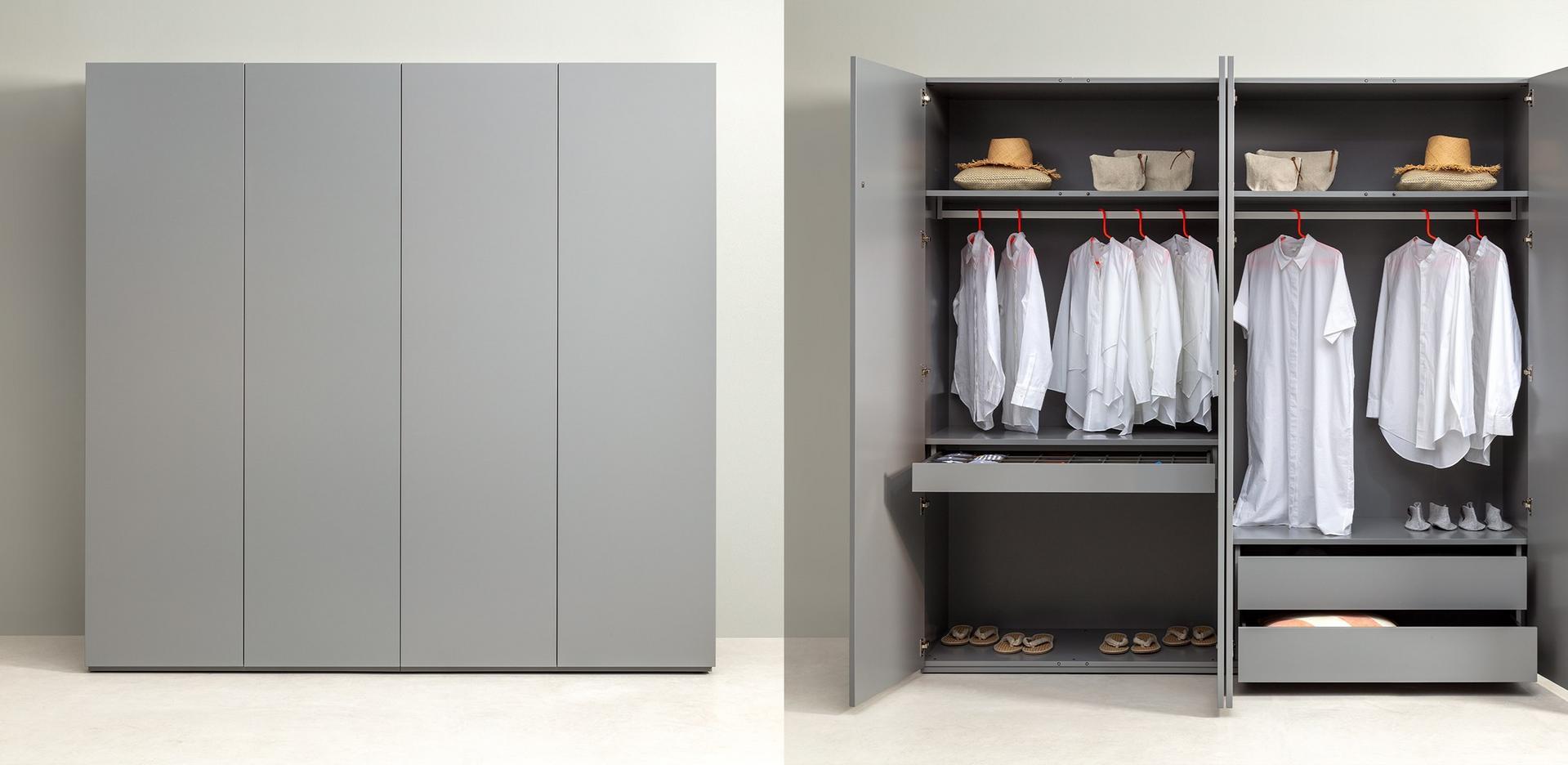 Wooden wardrobe with drawers | 9200 Stretto by Rolf Benz