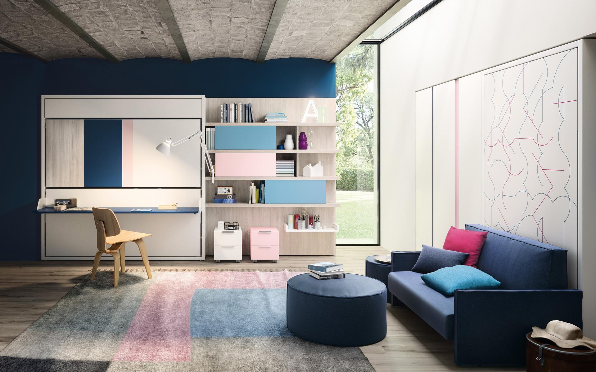 Convertible 2 seater sofa | Altea Book 120 Sofa by CLEI