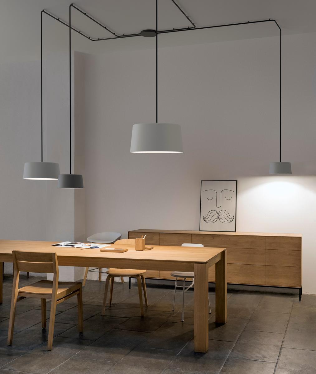 LED aluminium pendant lamp | Tube by Vibia