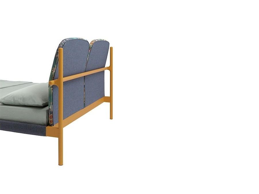 Contemporary style fabric double bed with upholstered headboard | Florin by Zanotta