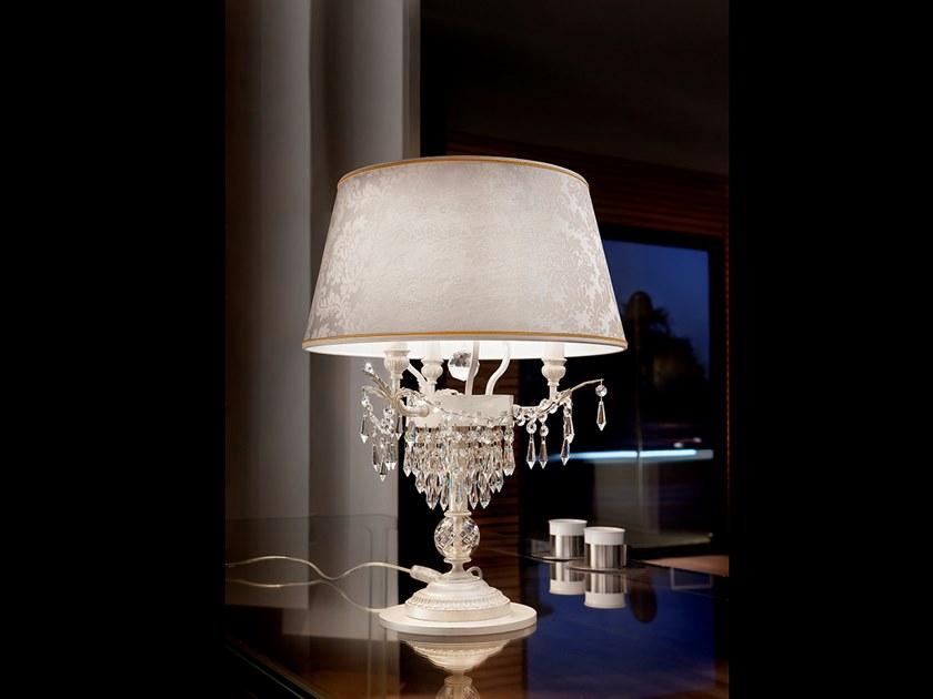 Direct light crystal table lamp | Glassé Tl3 by Masiero