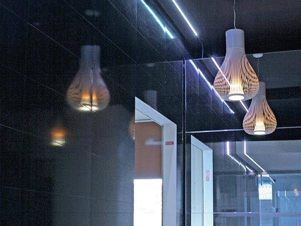 Stainless steel pendant lamp | Chasen by Flos