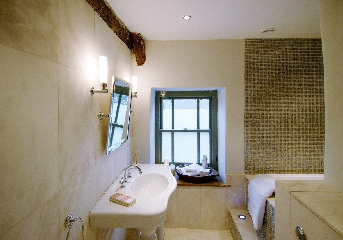 Glass and steel wall lamp | Tube by Astro lighting