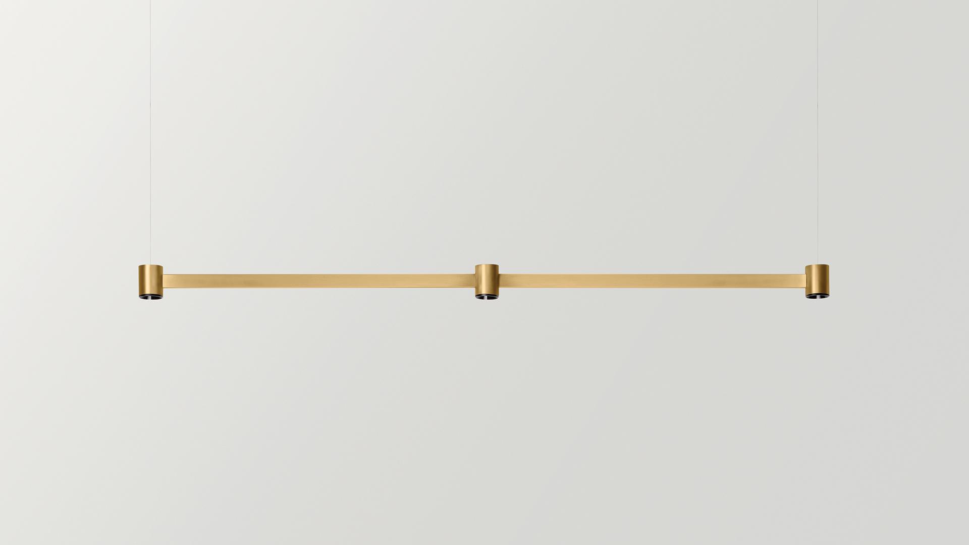 LED direct light brass pendant lamp |  by Arkoslight