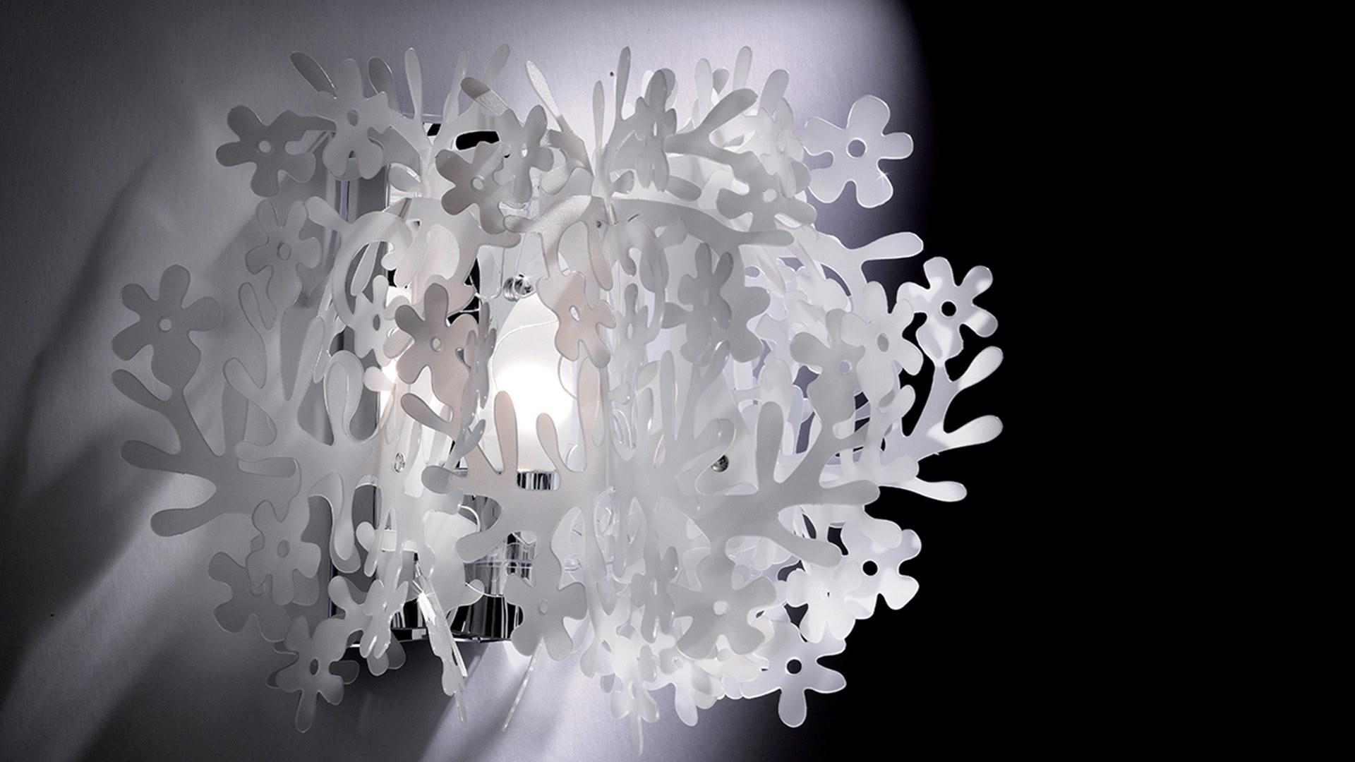 Opalflex® and Cristalflex® LED wall lamp | Fiorella Mini by Slamp
