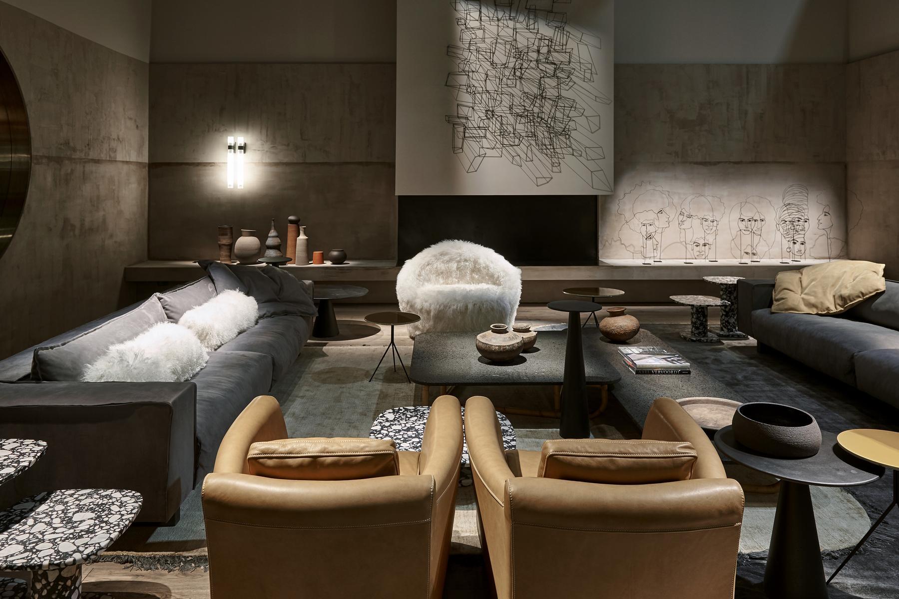 Low rectangular coffee table for living room | Malacca by Baxter