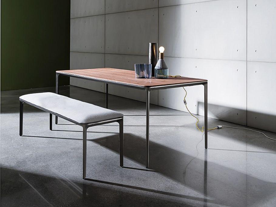 Rectangular wooden table | Slim Wood by Sovet