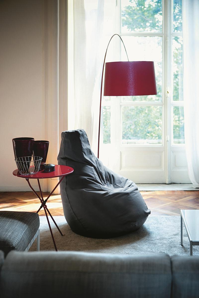 Upholstered fabric bean bag | Sacco by Zanotta