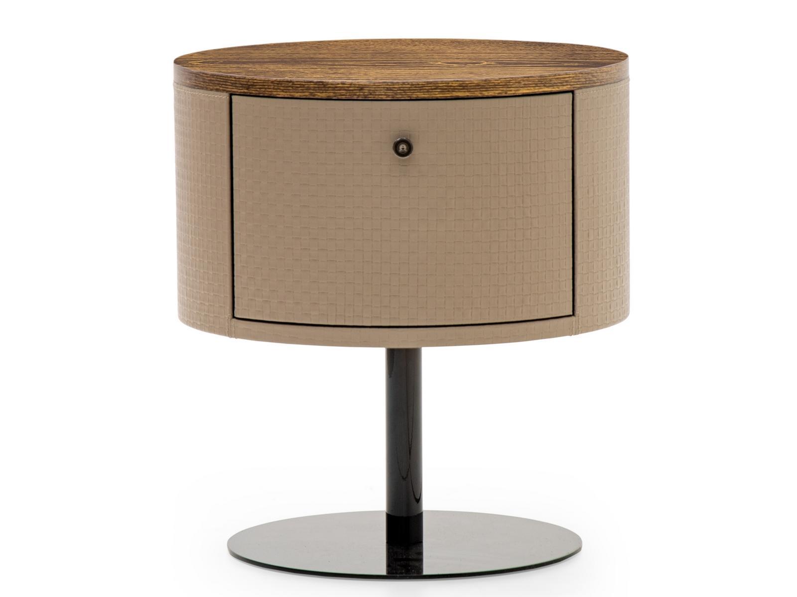 Round ash bedside table | Overseas by Formitalia