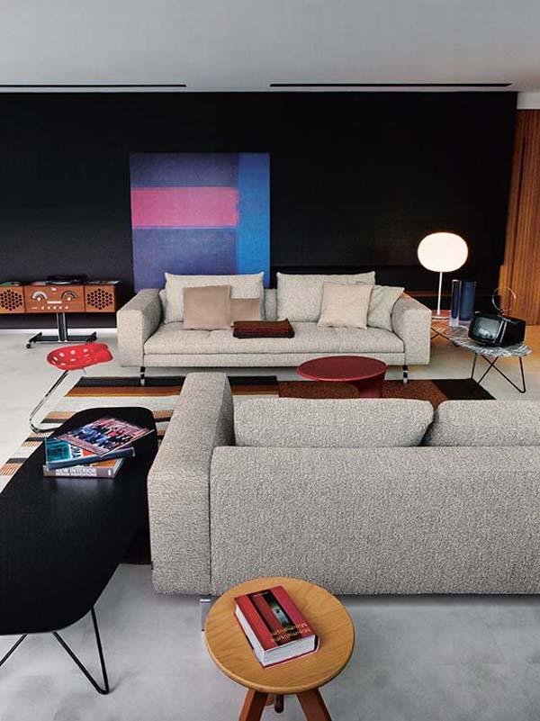 Sofa with removable cover | Bruce by Zanotta