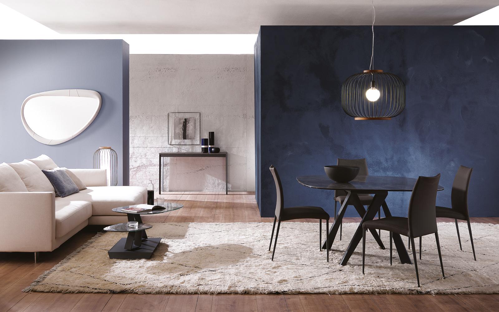 Upholstered Eco-leather chair | Nexus by Ozzio Italia