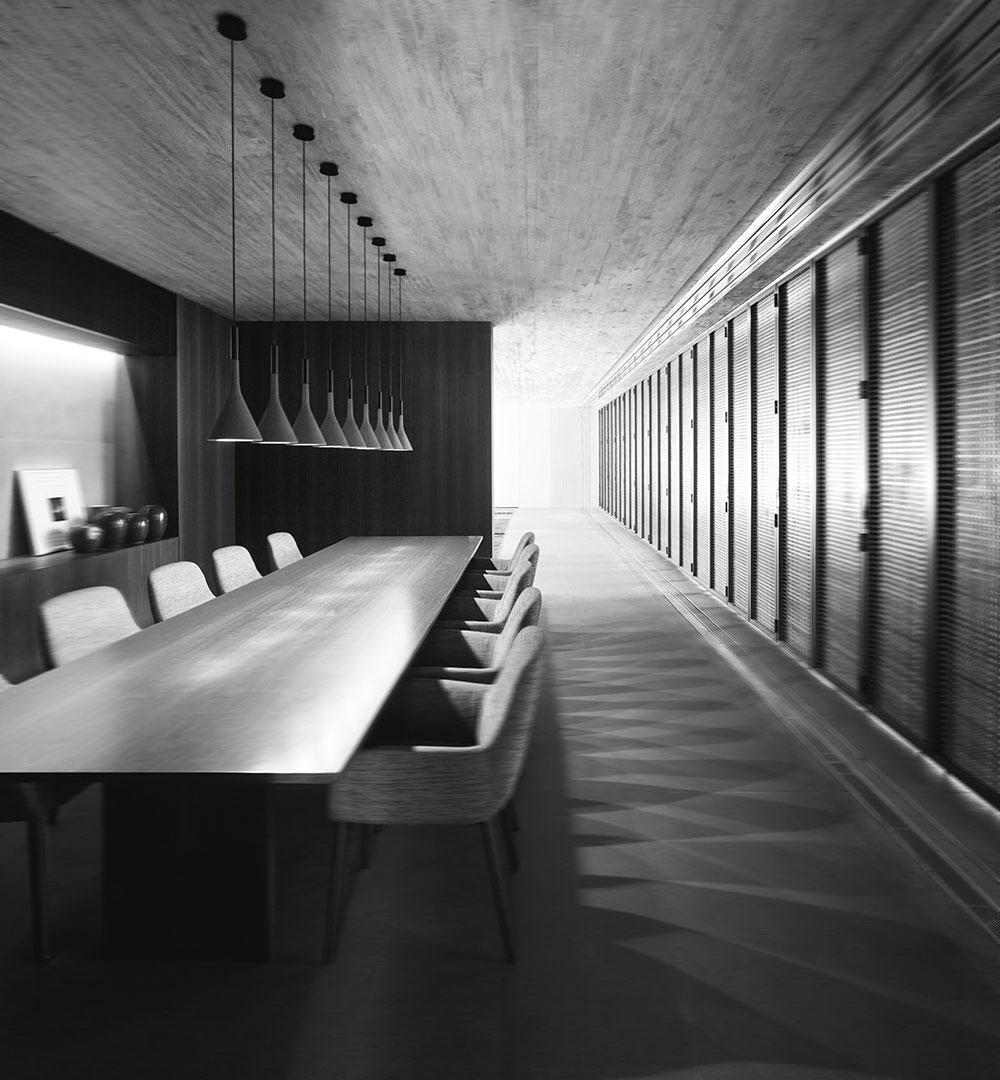 Concrete pendant lamp | Aplomb by Foscarini