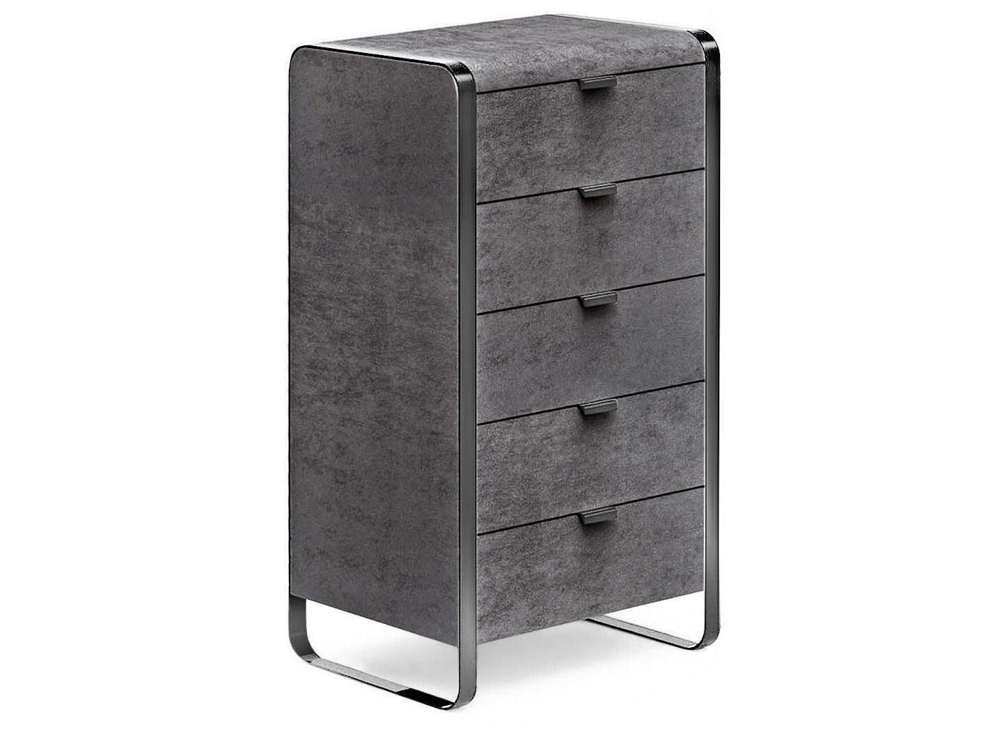 Leather chest of drawers | Elvis by Cantori