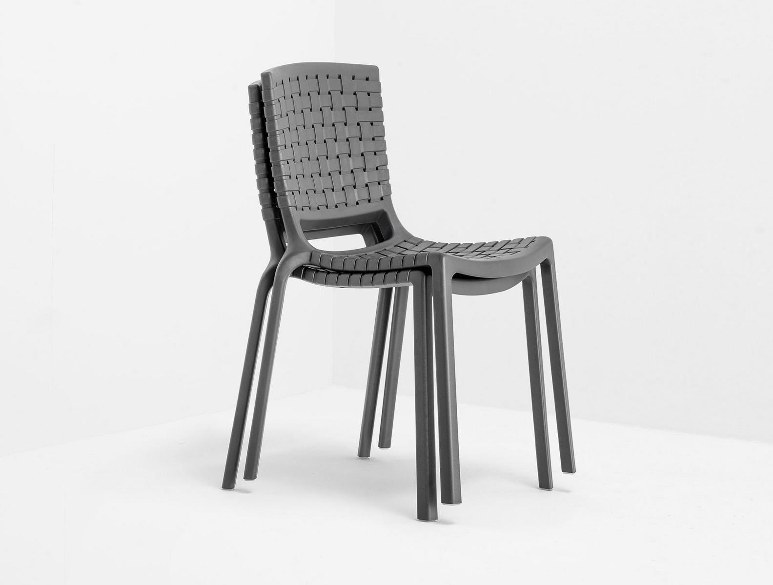 Stackable polypropylene garden chair | Tatami 305 by Pedrali