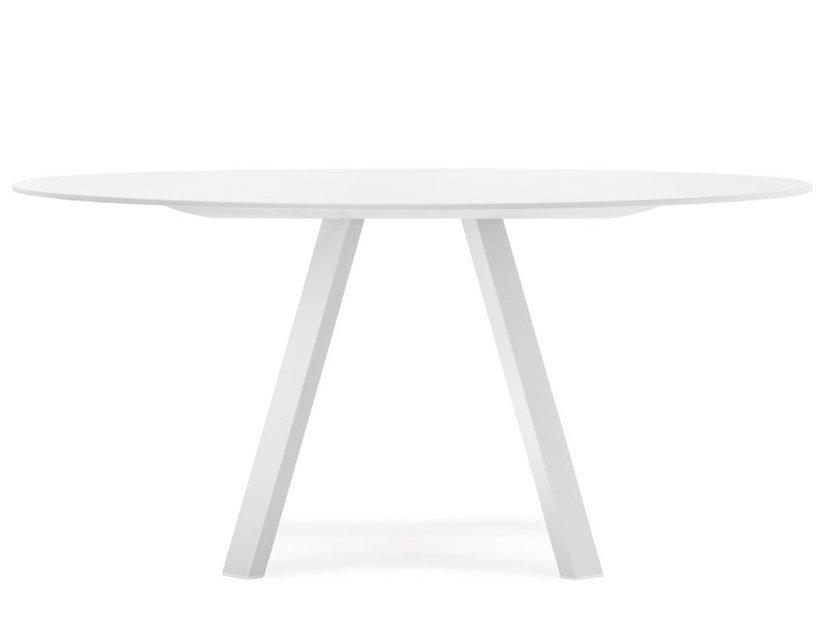 Round steel table | Arki-table Ark_d139 by Pedrali