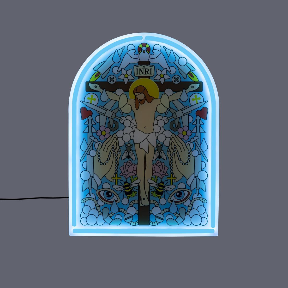 LED acrylic wall lamp | Jesus by Seletti