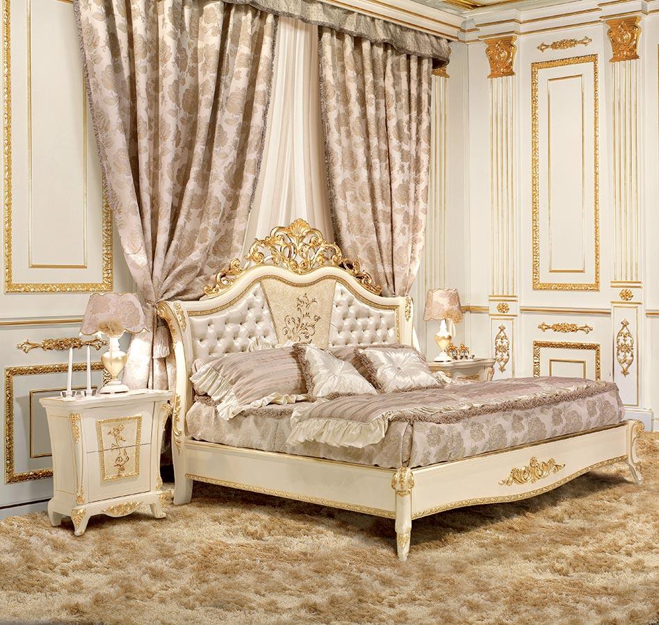 Solid wood bedroom set in a classic style | Medicea by Signorini Coco