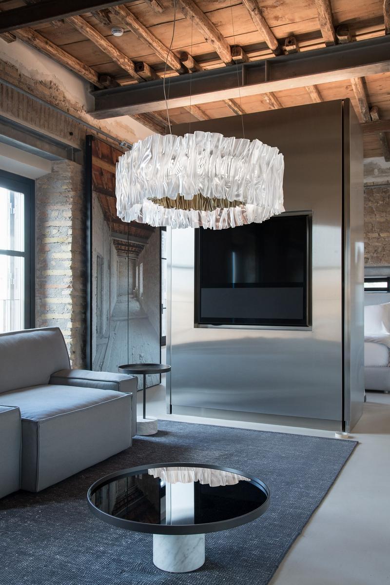 Lentiflex® and Goldflex® LED pendant lamp | Accordéon by Slamp