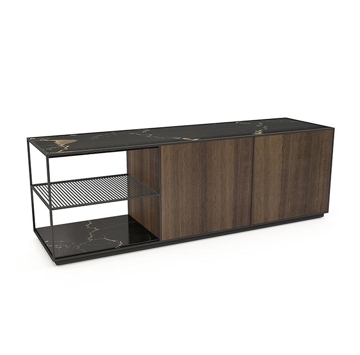 Sideboard with coplanar doors | Fil Rouge by Natuzzi Italia