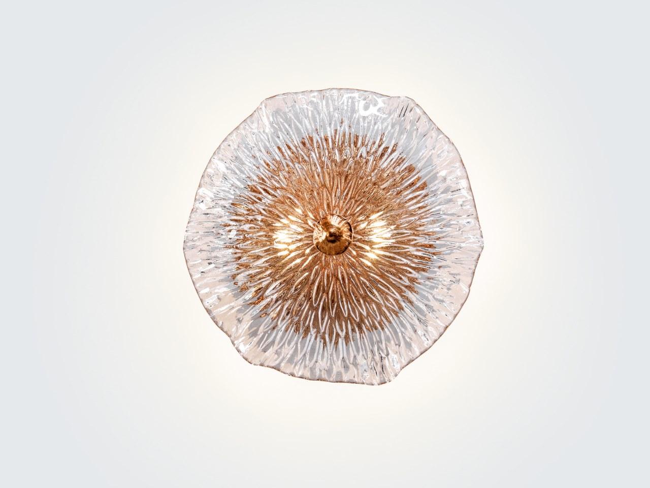 Handmade bronze wall light | Nenufar Ap1402/2 by Serip