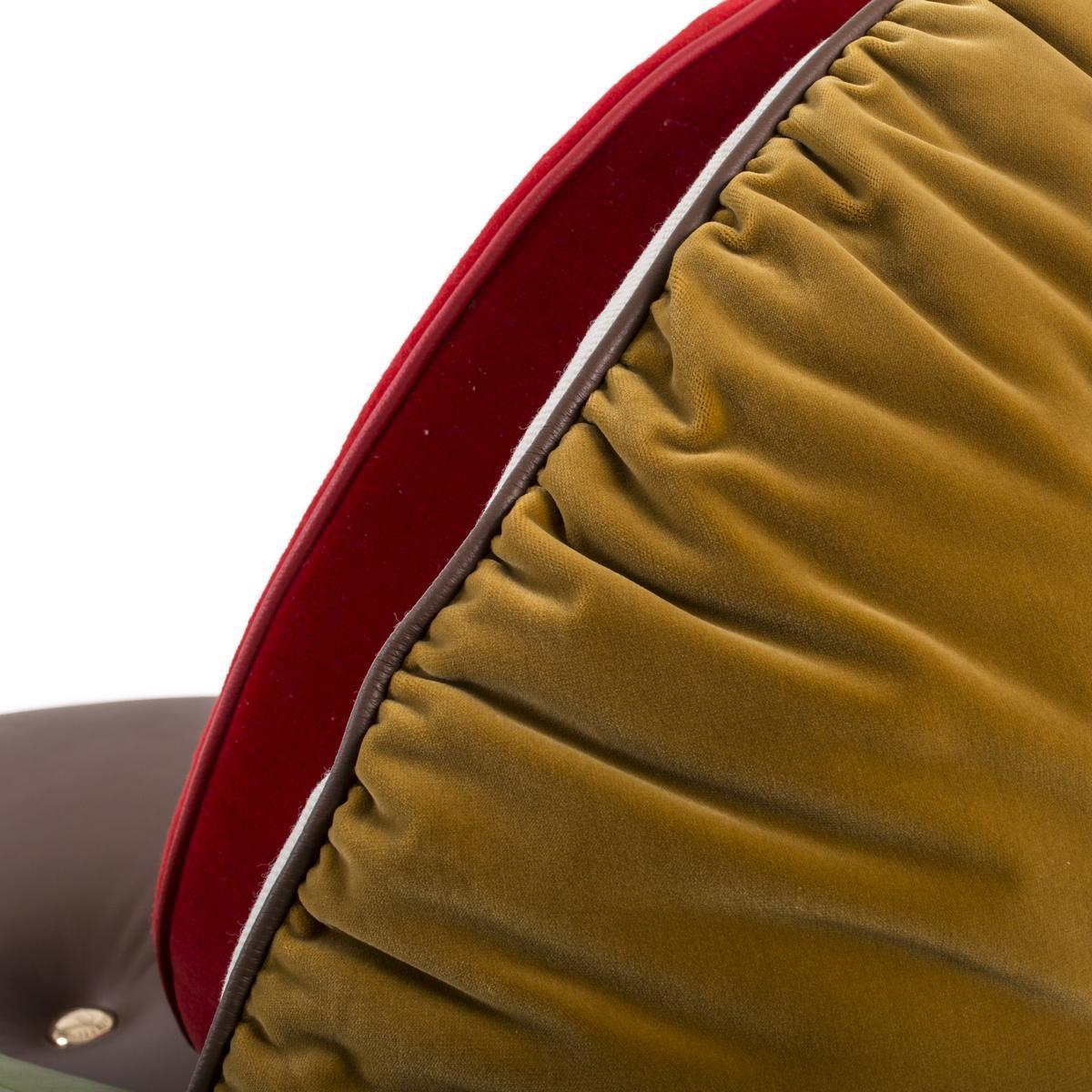 Upholstered fabric easy chair | Burger Chair by Seletti