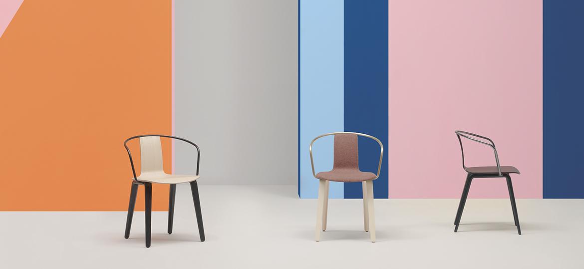 Fabric chair with armrests | Jamaica 2911 by Pedrali