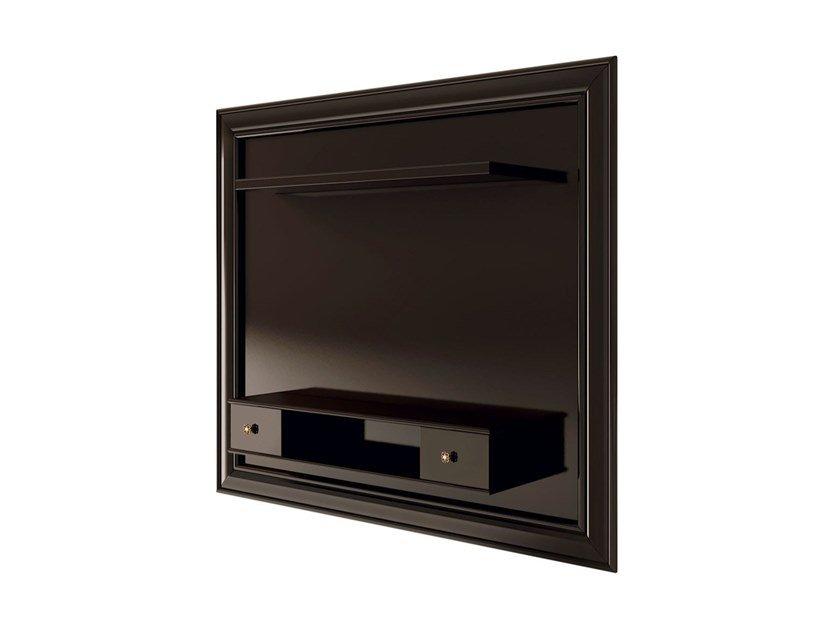 Wall-mounted wooden TV cabinet with drawers | 6246 by Carpanese home