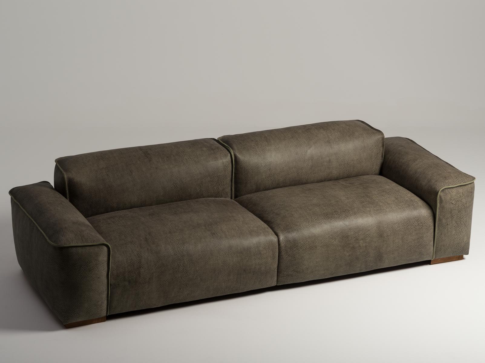 3 seater leather sofa | Lazy by Mantellassi 1926