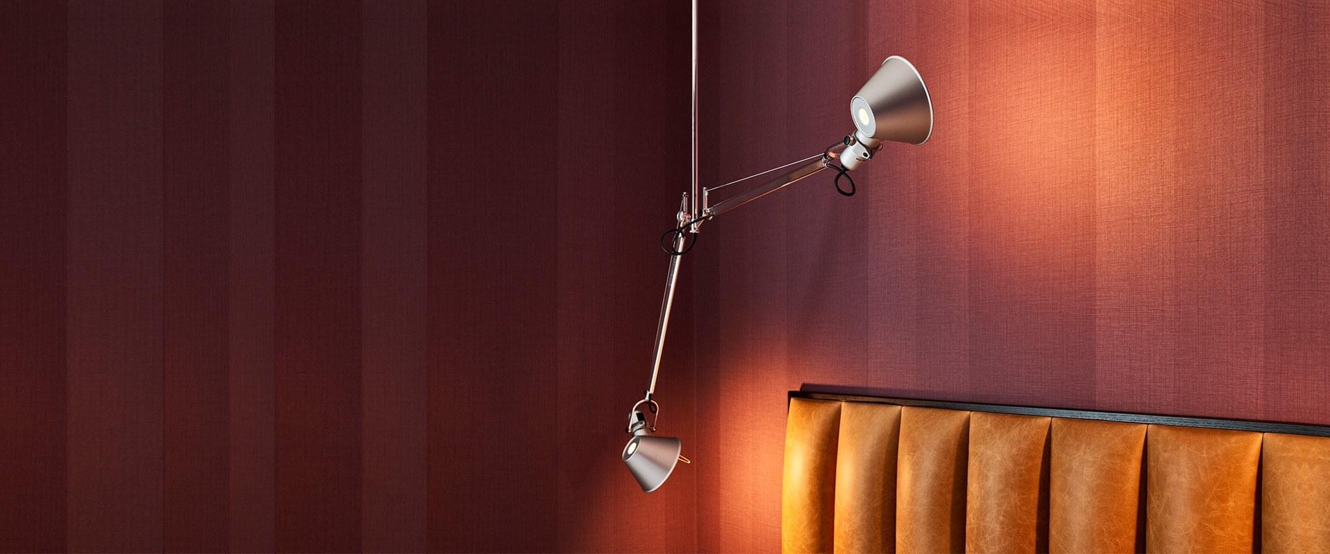 Aluminium pendant lamp | Tolomeo Due Bracci Suspension by Artemide