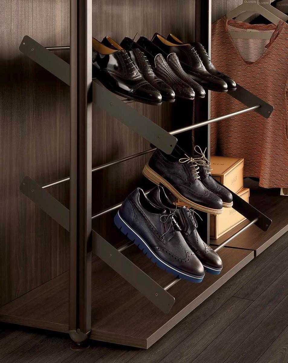 Sectional wooden walk-in wardrobe | Loft by Olivieri