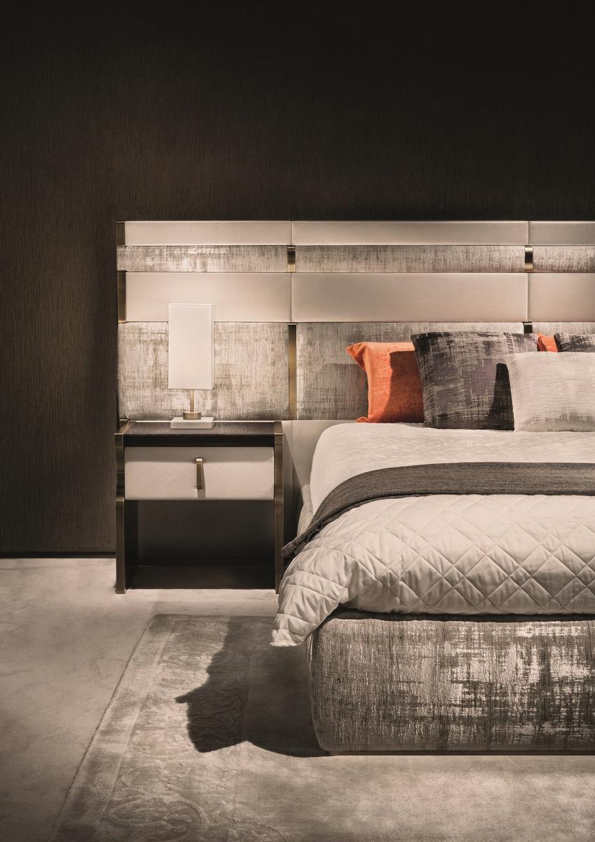 Rectangular wooden bedside table with drawers | Trilogy by Capital Collection