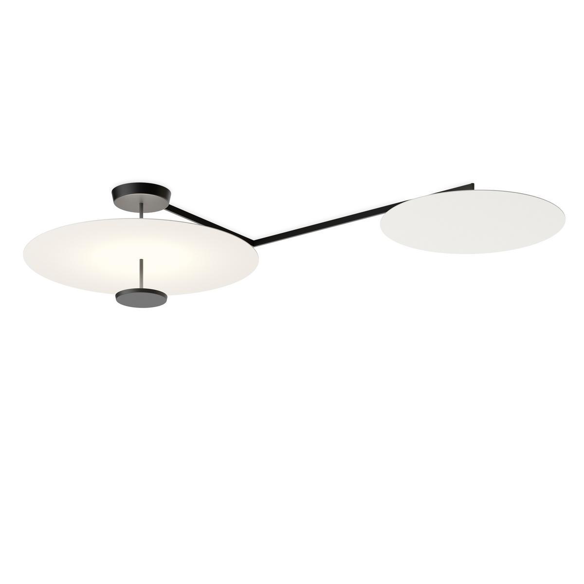 LED metal ceiling lamp | Flat 5924 by Vibia