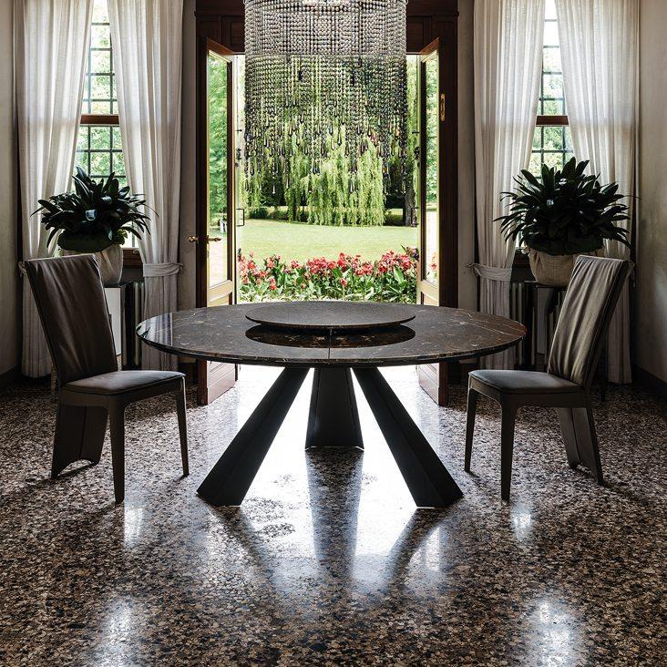 Round ceramic table | Eliot Round by Cattelan Italia