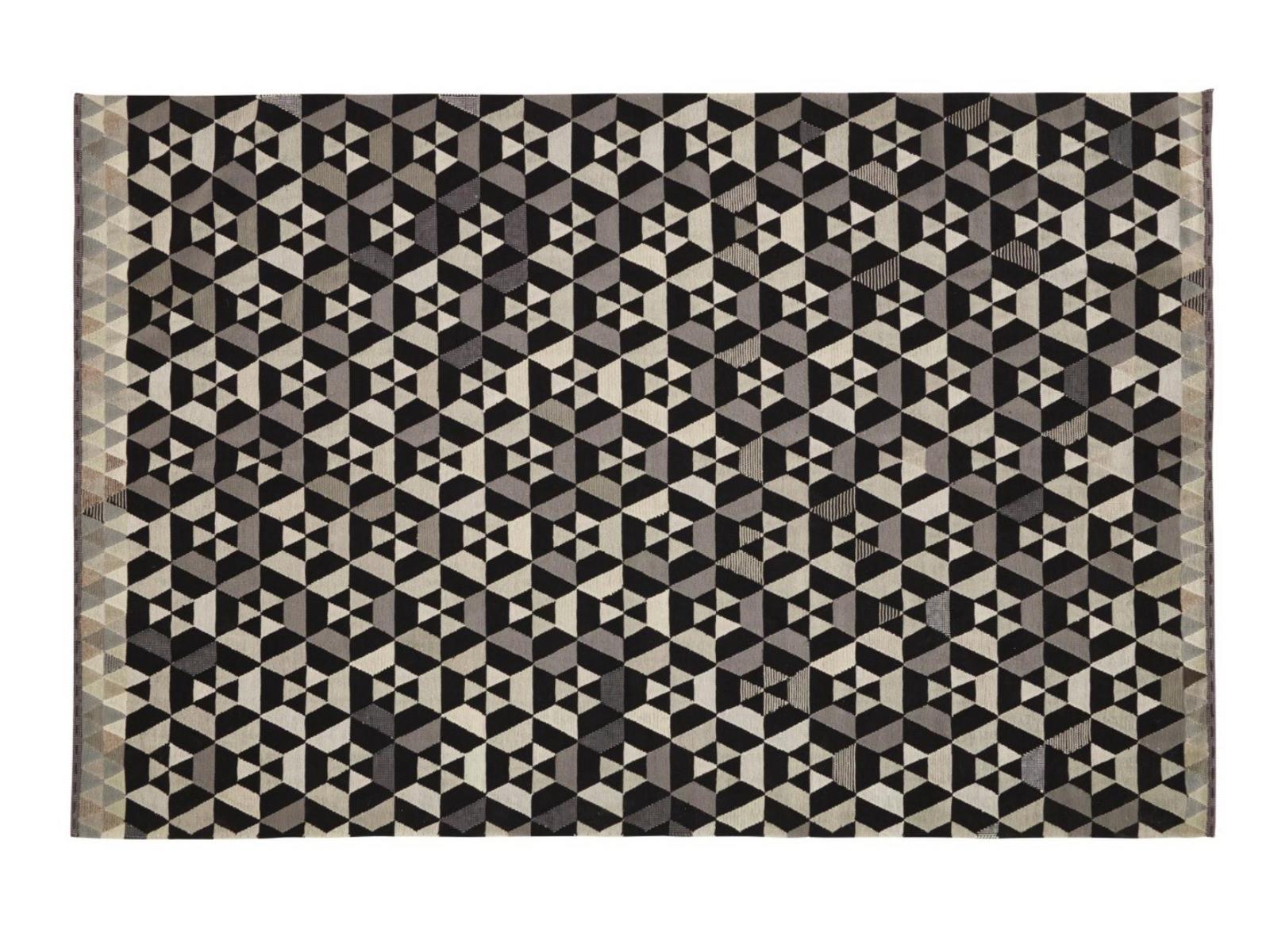 Handmade rectangular wool rug | Hex Hex by Ligne Roset
