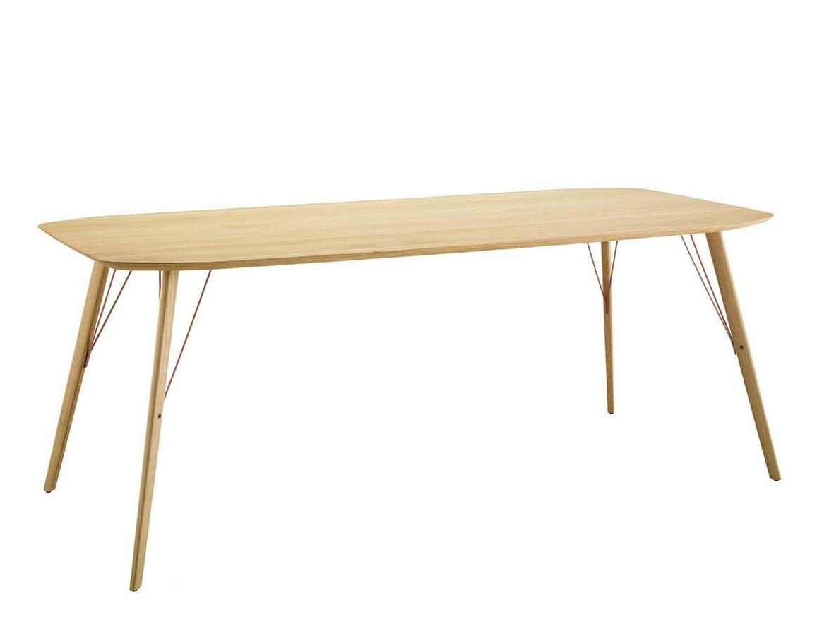 Solid wood dining table | Santiago by Zanotta