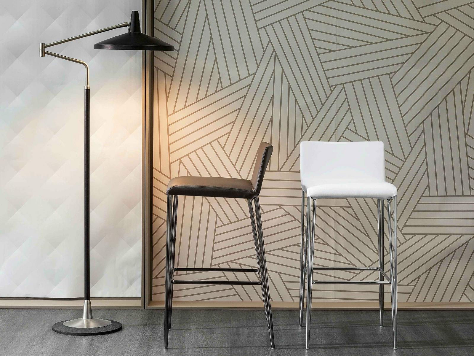 Upholstered chair with footrest | Filly Too by Bonaldo