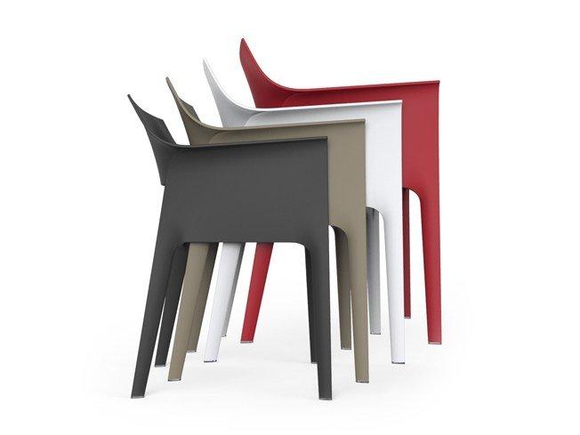 Garden chair with armrests | Pedrera by Vondom