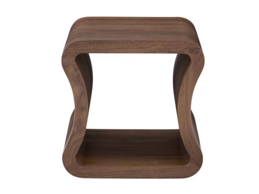 Square oak coffee table | One Shape by Ligne Roset