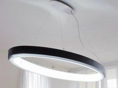 LED aluminium pendant lamp | Circolo Ellipse by Sattler