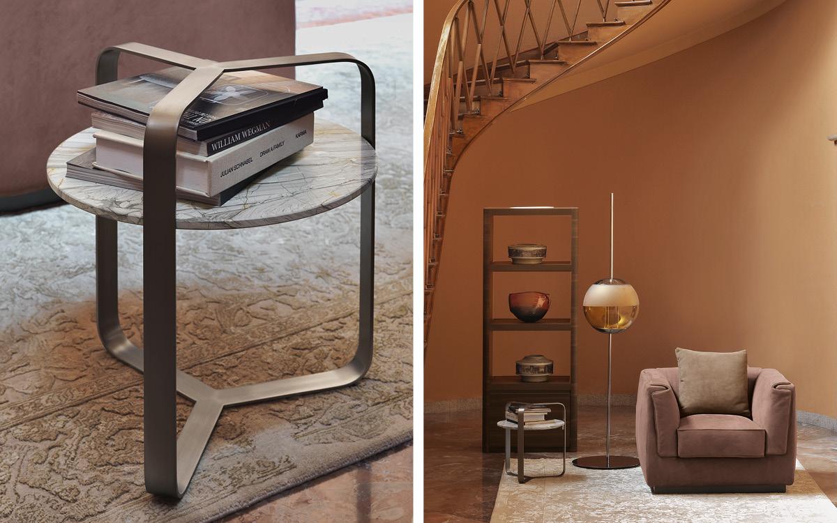 Round coffee table | Yari by Flou