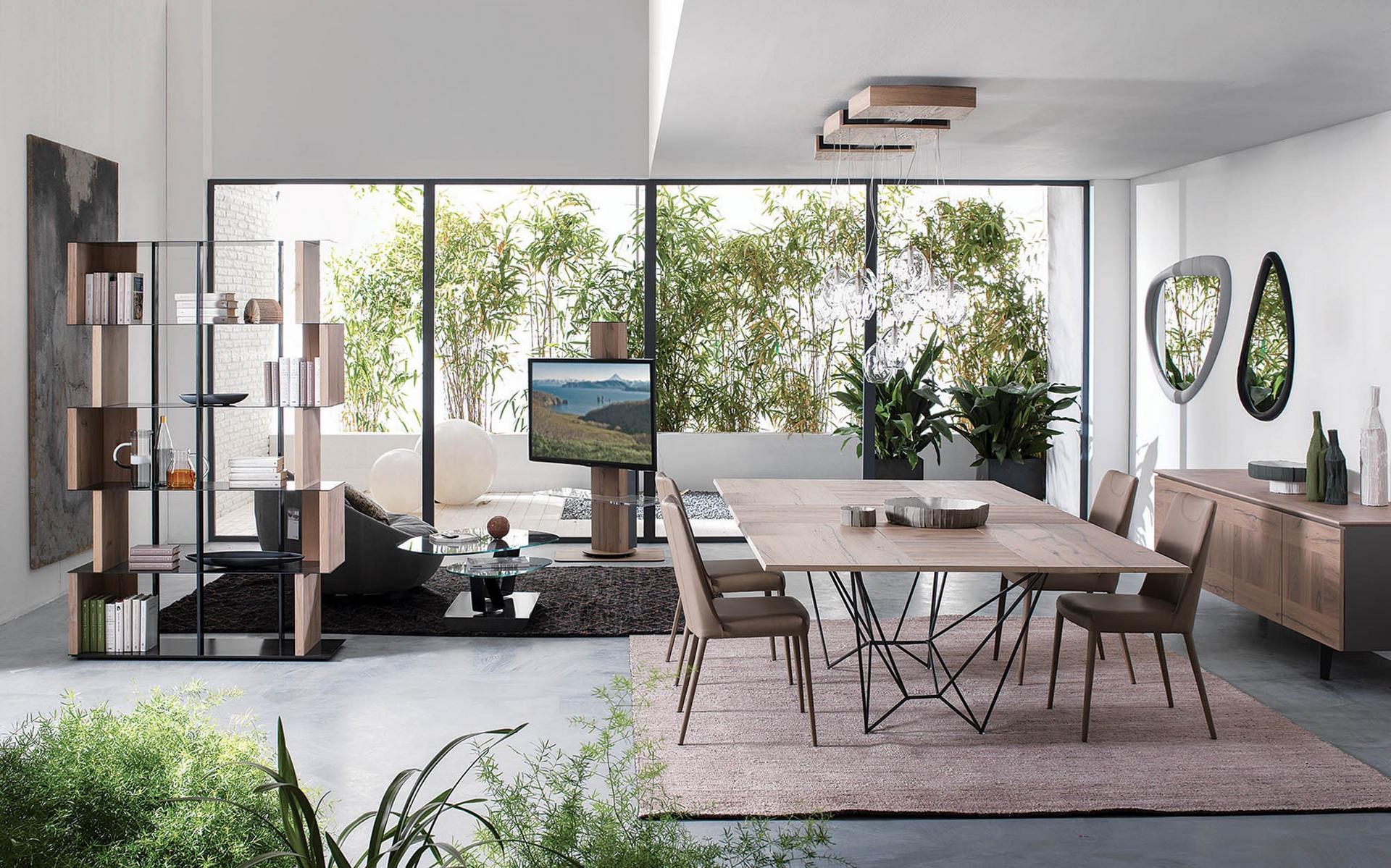 Upholstered leather chair | Sofia by Ozzio Italia