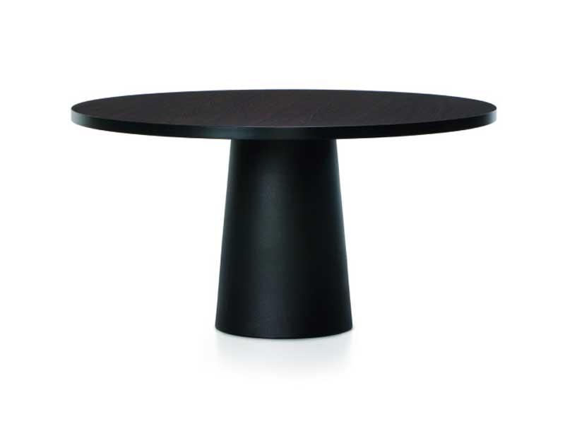 Round resin table | Container Table Classic Round 120-140 by Moooi