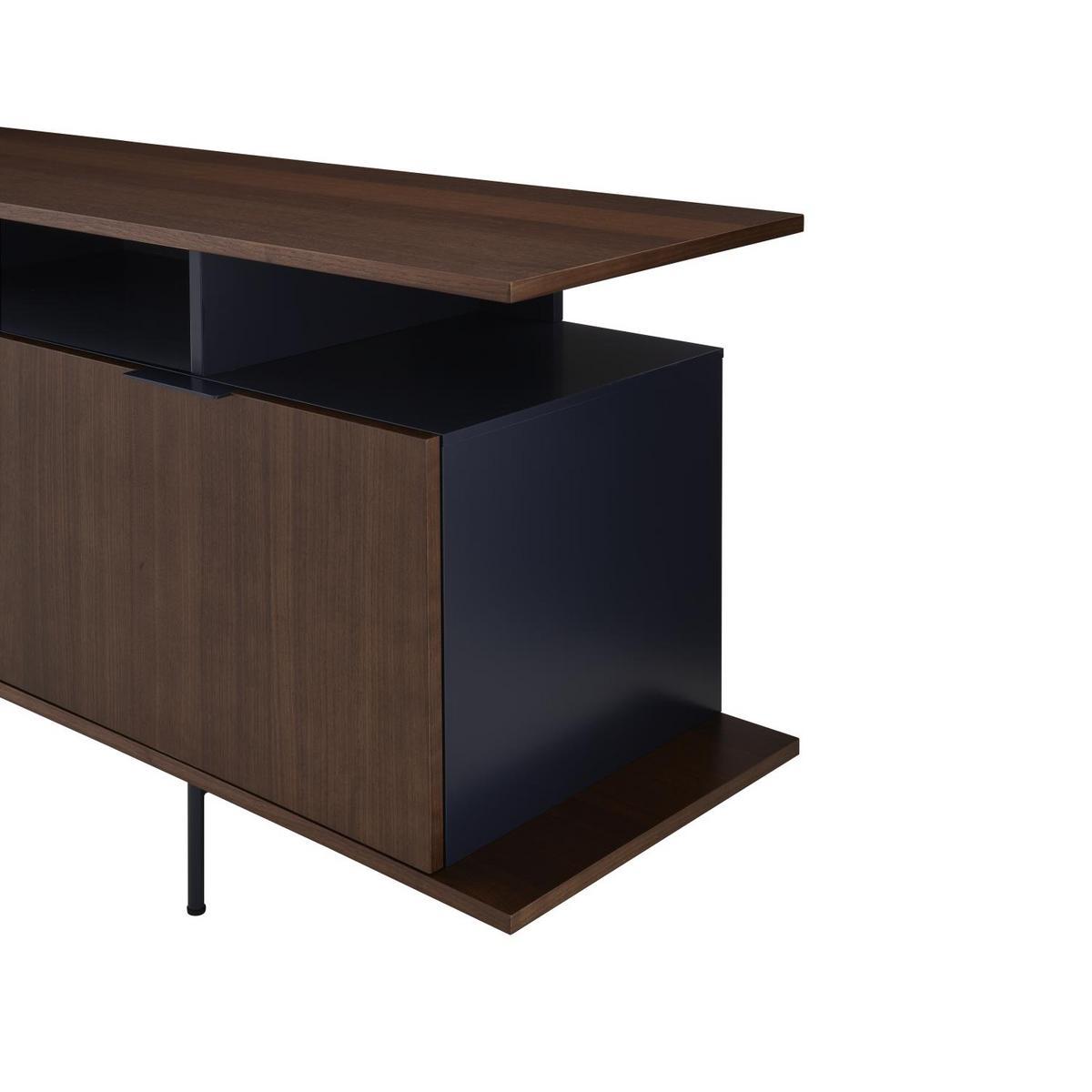 Walnut sideboard with flap doors | Alando by Ligne Roset