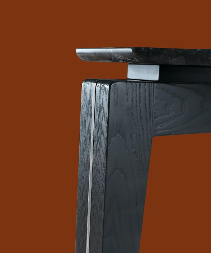 Rectangular marble dining table | Curzio by Borzalino