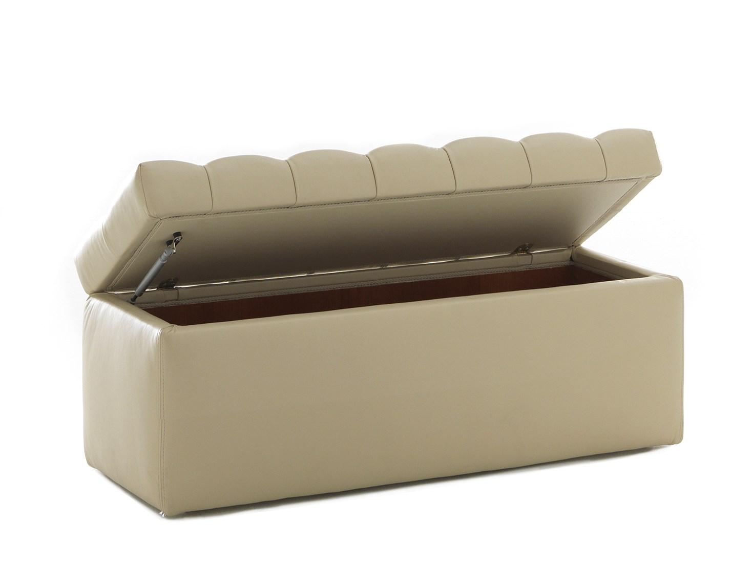 Tufted storage pouf | Rennes by Bolzan letti