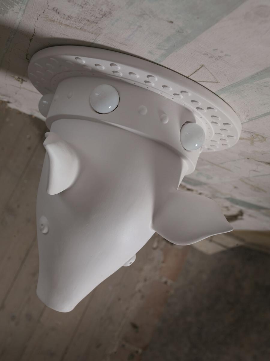 Ceramic wall lamp | Porcamiseria by Karman