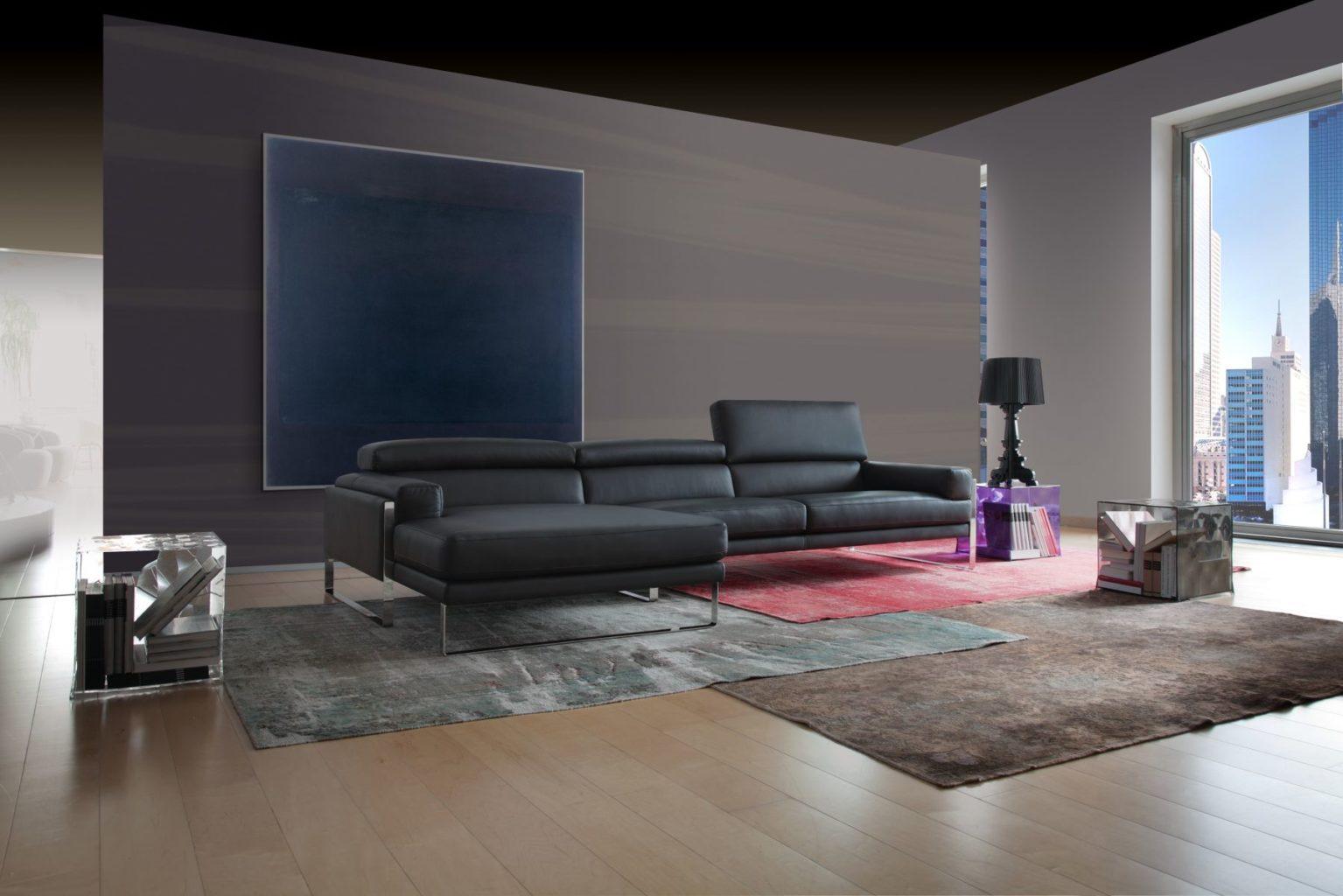 Sectional leather sofa | Romeo by Calia Italia