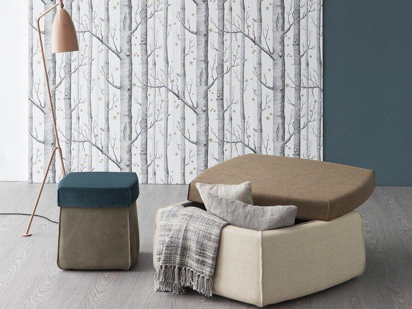 Storage upholstered pouf | Secret by Bonaldo