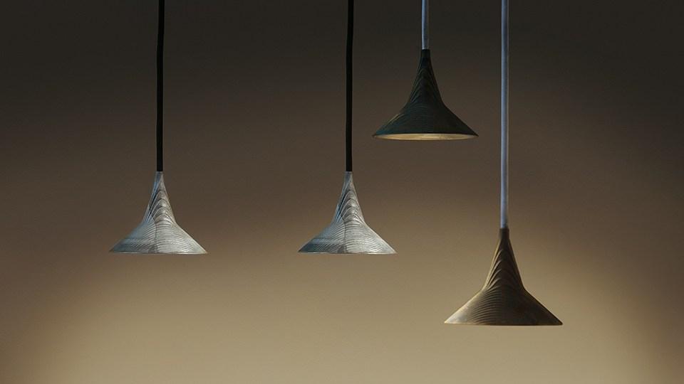 LED brass pendant lamp | Unterlinden by Artemide
